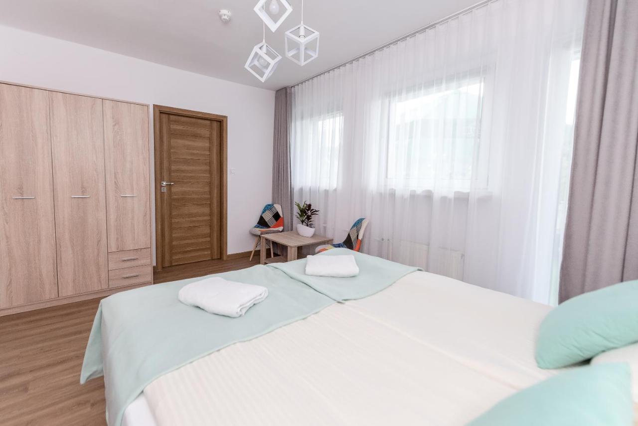 Willa Bialy Domek Ustroń Esterno foto